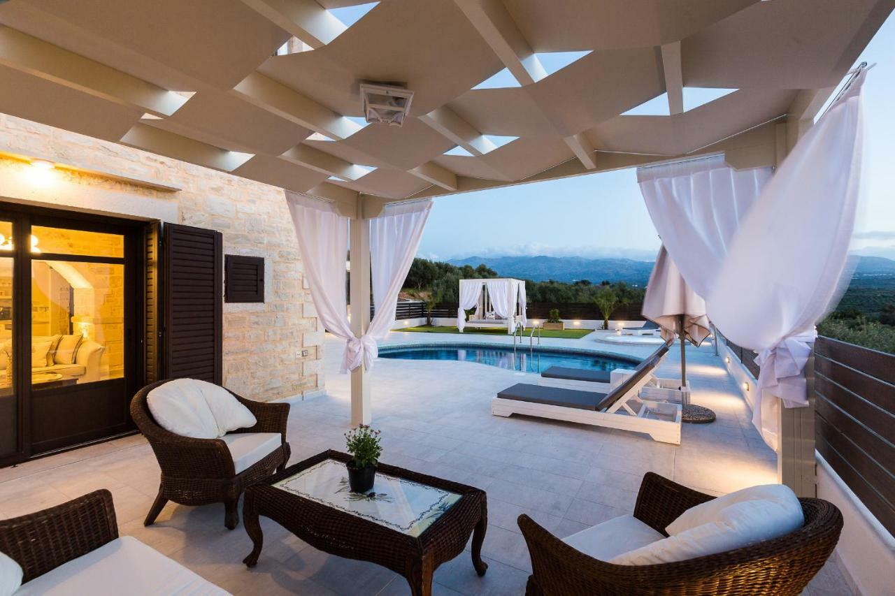 Caramel Villa, With 40M2 Pool & Spa Whirlpool, By Thinkvilla Panormos  Exterior photo